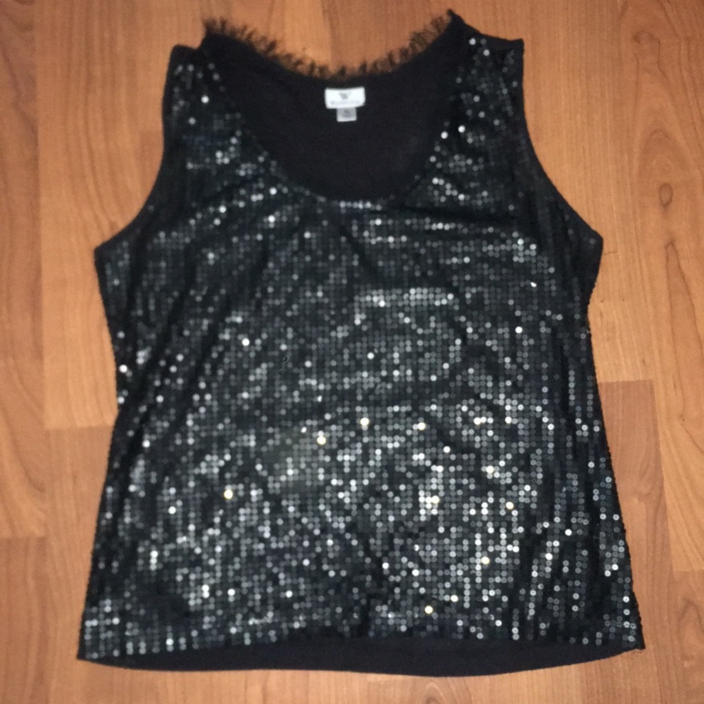 Sequin Tank Top